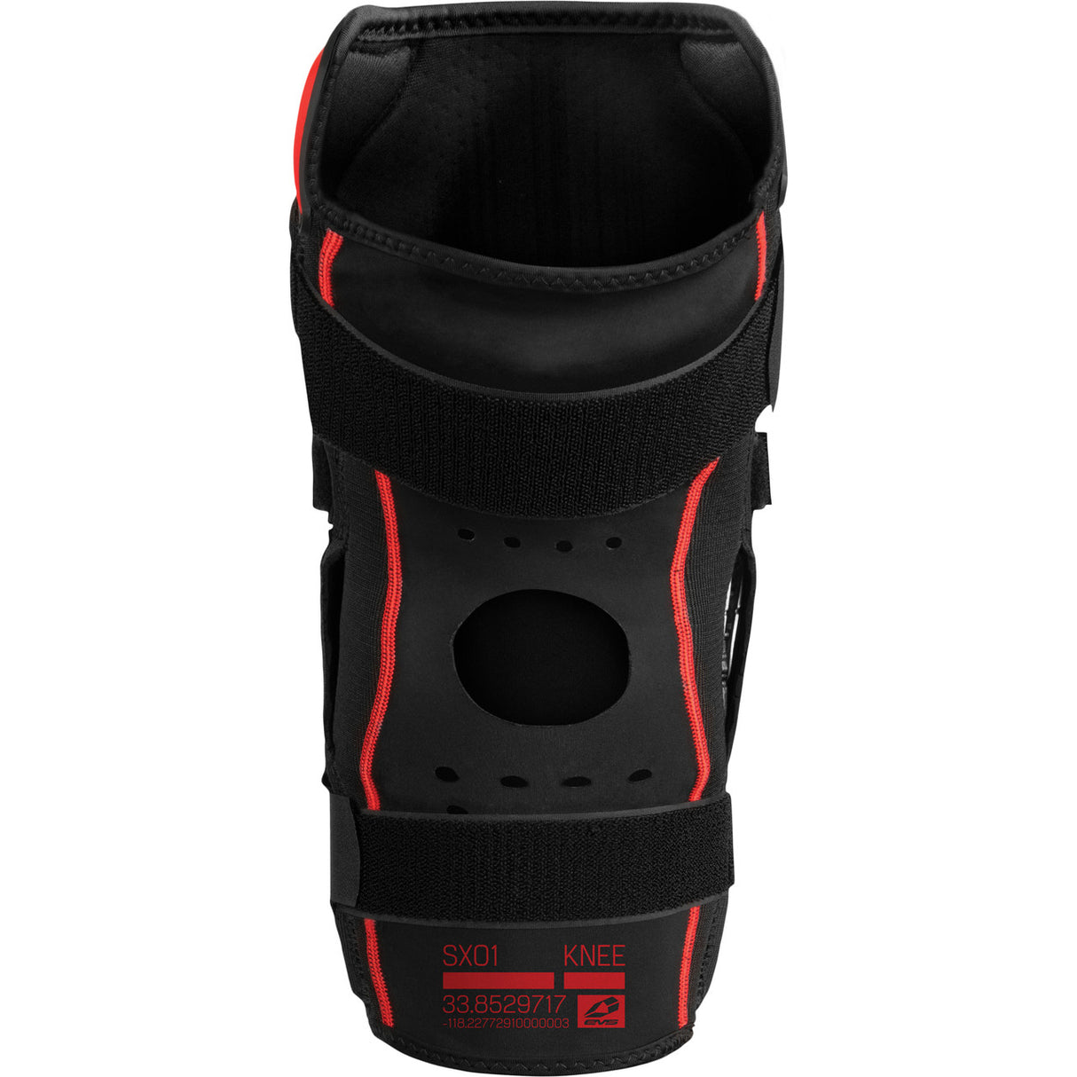 EVS SX01 Knee Brace Youth (Black/Red) Each