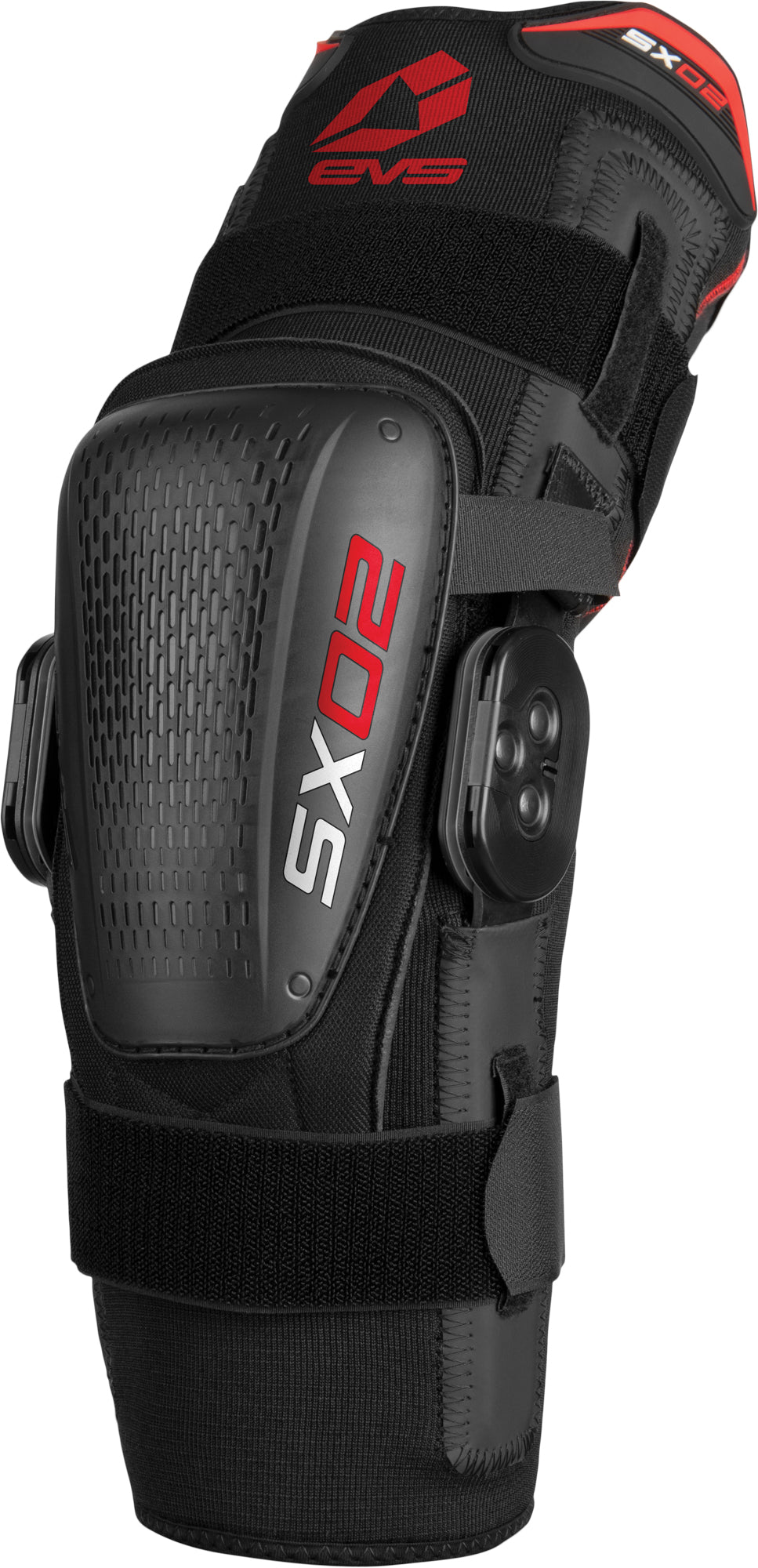 EVS SX02 Knee Brace Adult (Black/Red) Each