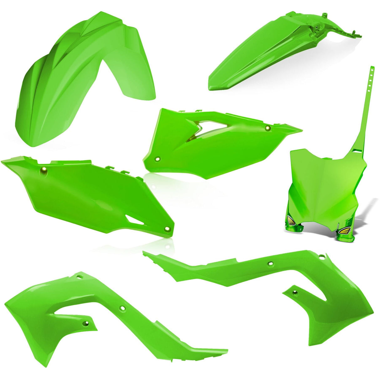 Cycra 5 Piece Plastic kit Kawasaki 450 19-23 250 21-23 Green