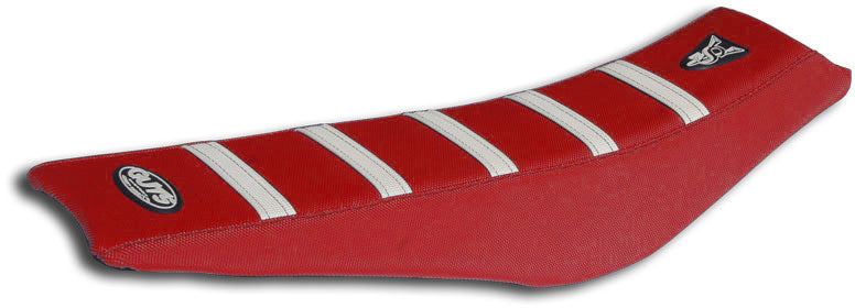 GUTS Racing Ribbed Velcro Cover red/wht ribs KTM SX 125-450 19-22 EXC 125-450 20-23 GG 21-23