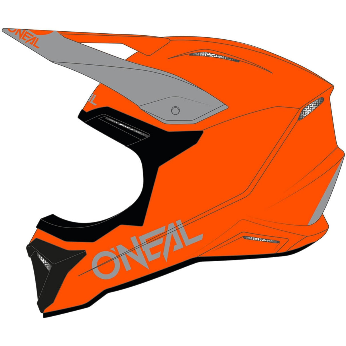 O'Neal 1SRS Helmet SOLID V.24 (Orange)