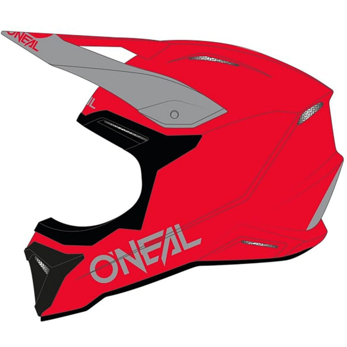 O'Neal 1SRS Helmet SOLID V.24 (Red)