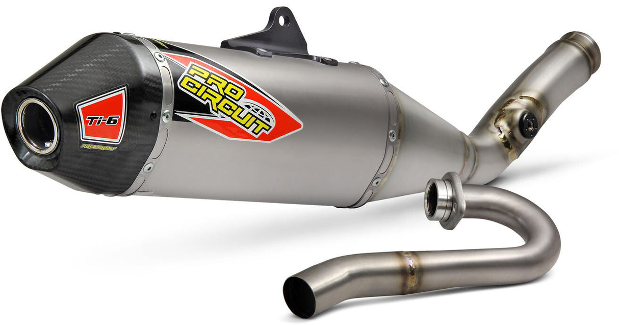 Pro Circuit Ti-6 System with carbon end cap Suzuki RMZ450 18-23