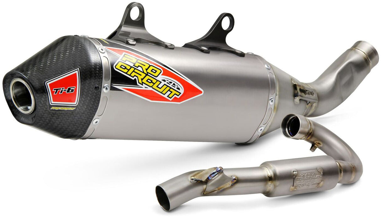 Pro Circuit Ti-6 System with carbon end cap SXF350 19-22, FC350 19-22, GG MCF350 21-23