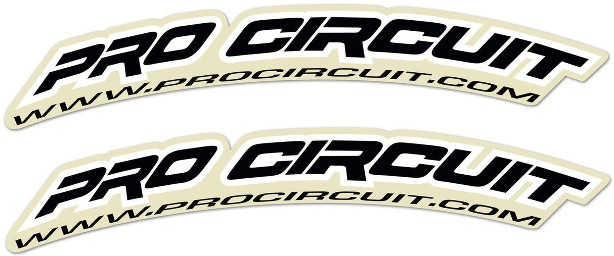 Pro Circuit PROCIRCUIT.COM Fender decals