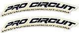 Pro Circuit PROCIRCUIT.COM Fender decals