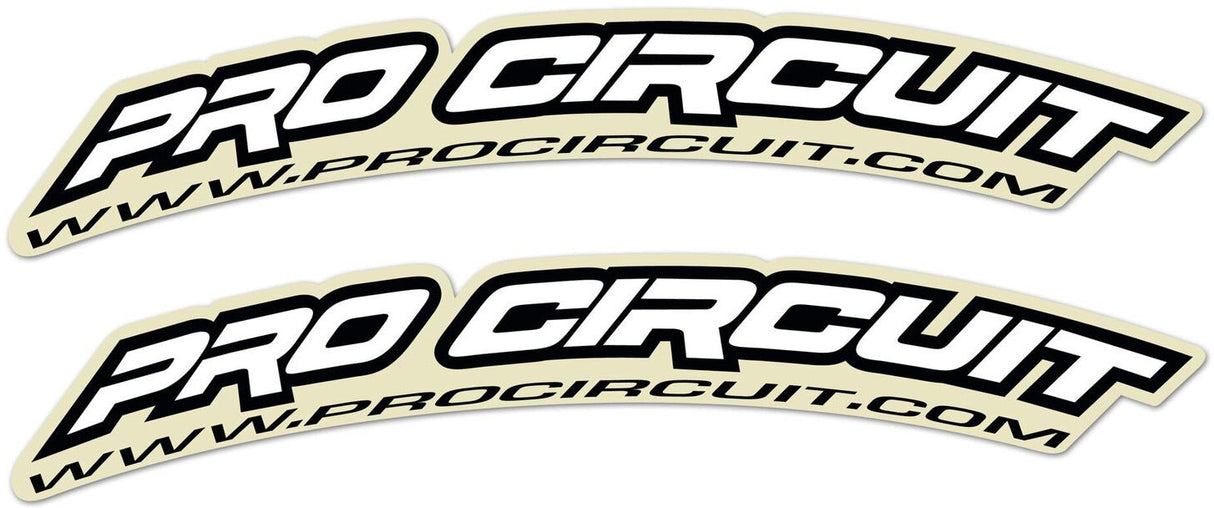 Pro Circuit PROCIRCUIT.COM Fender decals