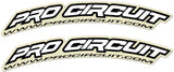 Pro Circuit PROCIRCUIT.COM Fender decals