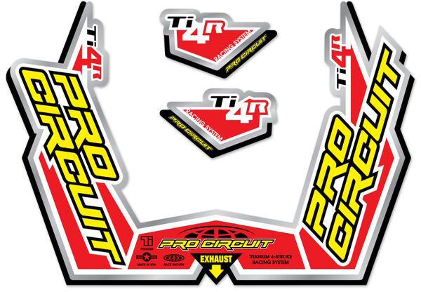 Pro Circuit Ti-4R sticker kit