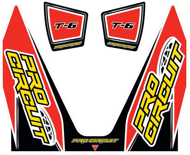 Pro Circuit Replacement T-6 wrap and end cap decal