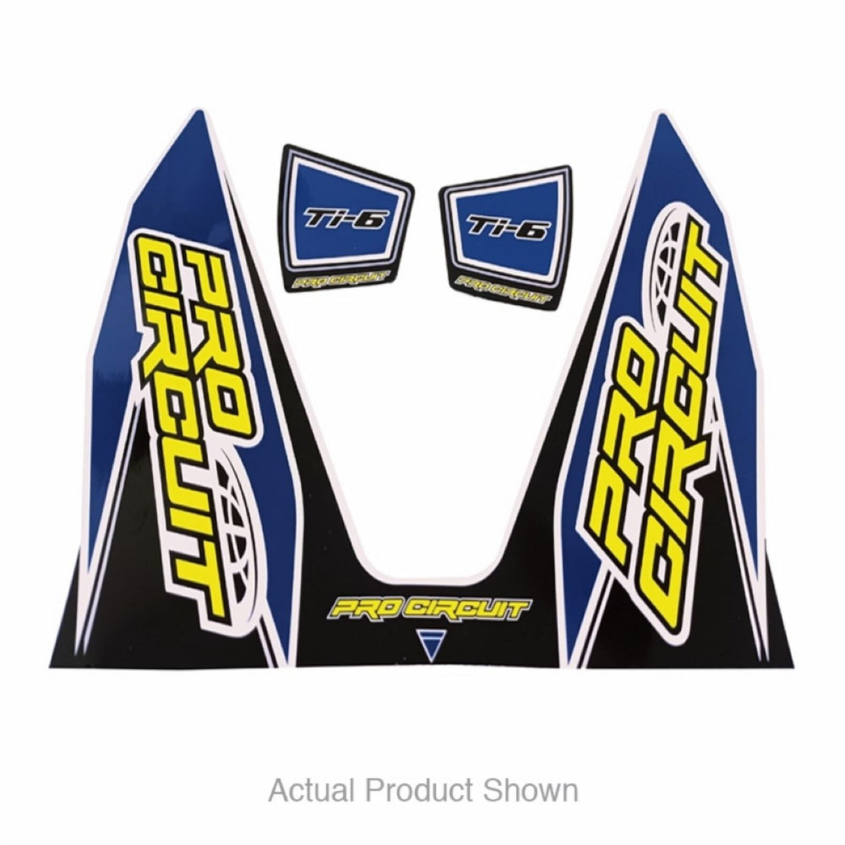 Pro Circuit Replacement TI-6 wrap and end cap decal Dark Blue