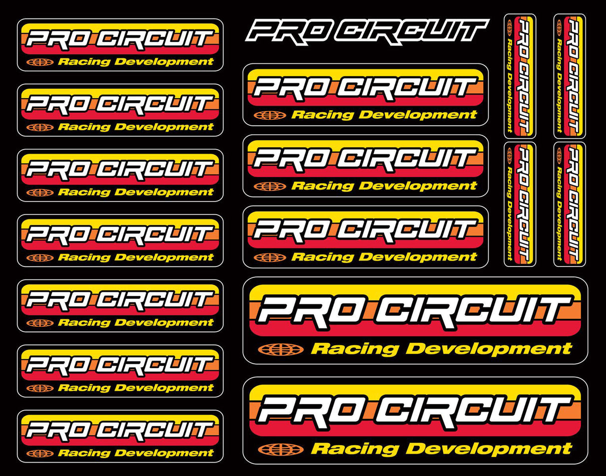 Pro Circuit Original Logo decal Sheet