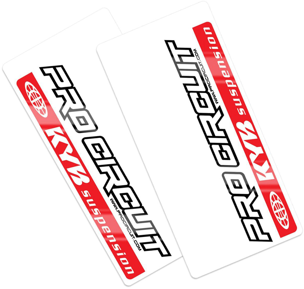 Pro Circuit Kayaba Fork decal Red