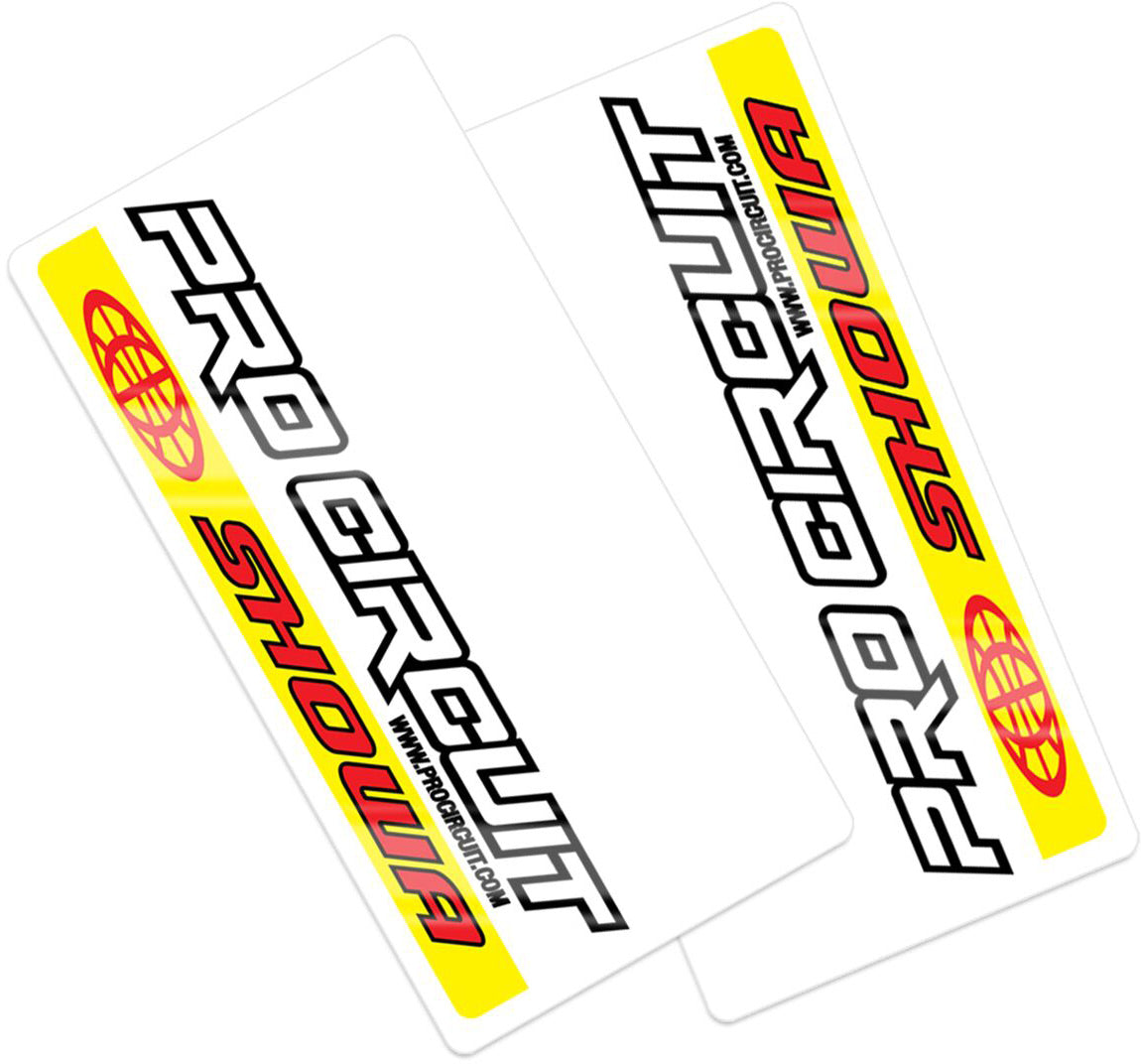 Pro Circuit Showa Fork decals