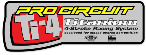 Pro Circuit Ti-4 Silencer sticker